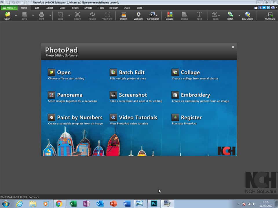 PhotoPad Software for Photo Editing