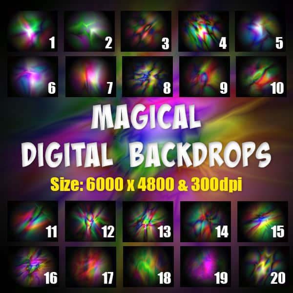 Magical Digital Backgrounds