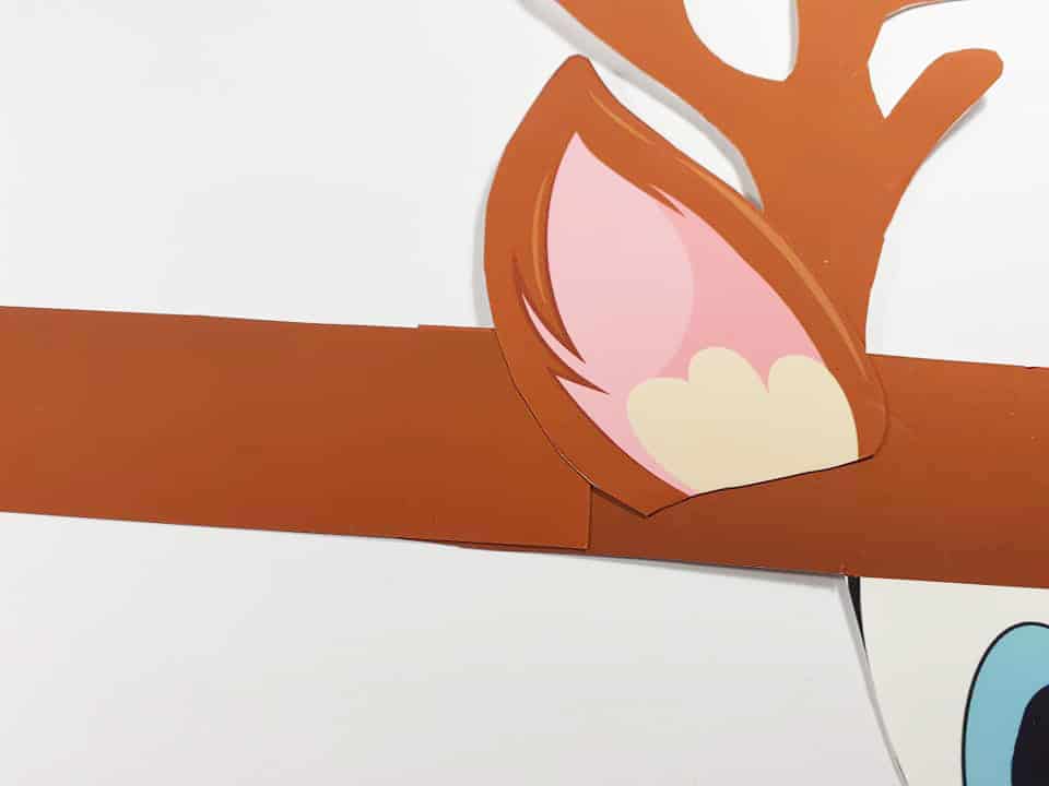 rudolph antlers template