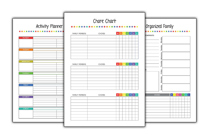 printable best family planner