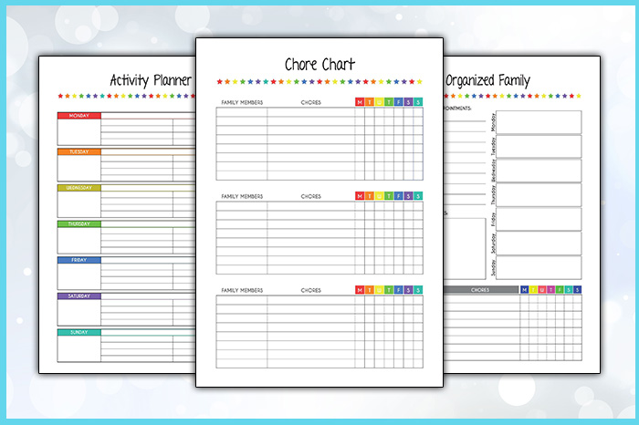 printable family planners