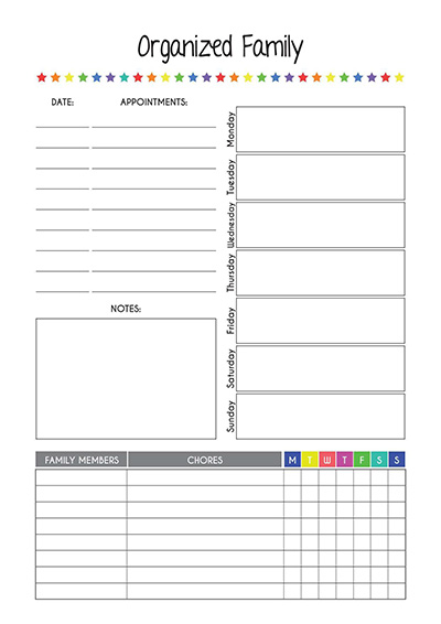 printable appointment planner