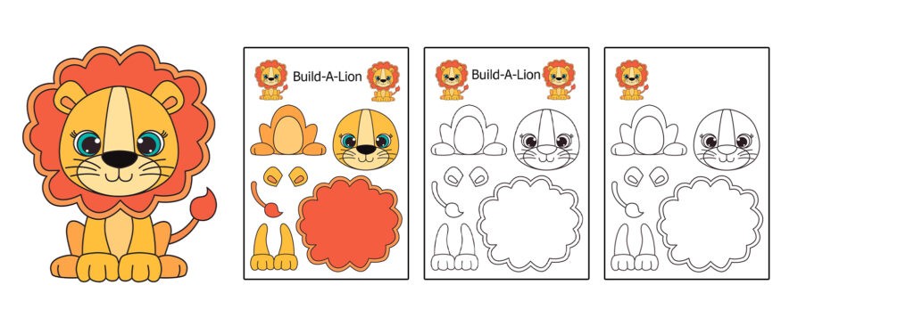 character cut out templates
