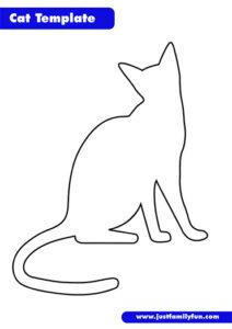 Free Printable Cat Template | Just Family Fun