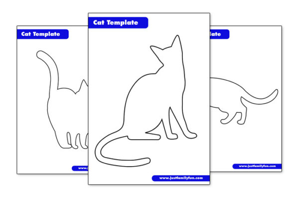 Free Printable Cat Template Just Family Fun