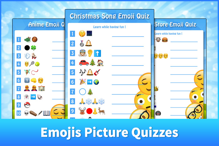 Emojis Picture Quizzes