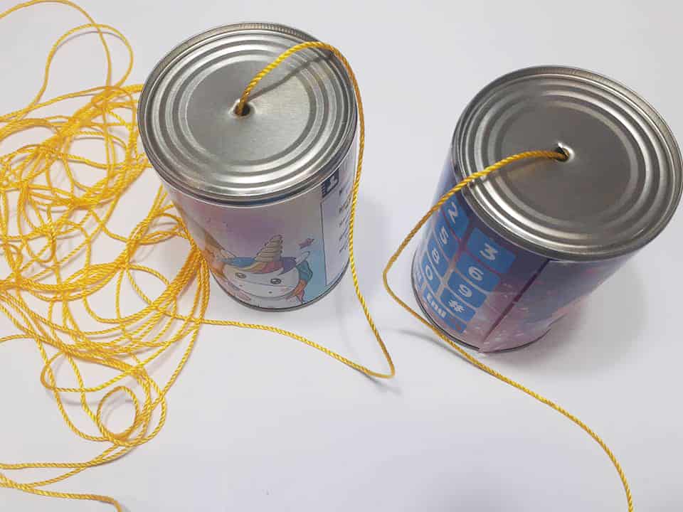 How To Make A Tin Can Telephone
