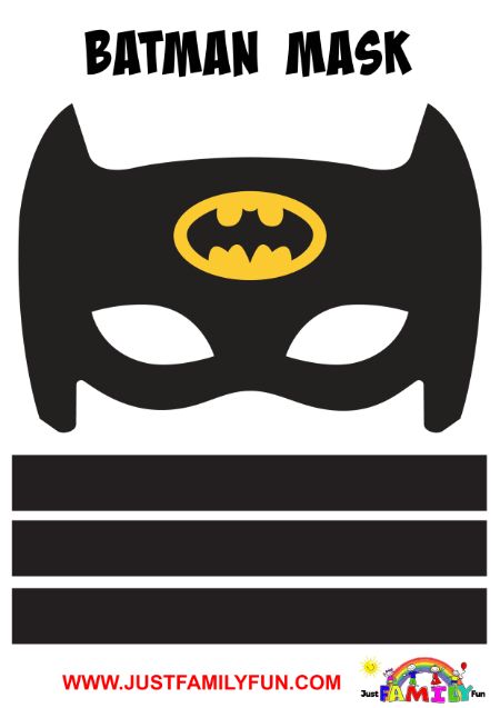 batman mask template