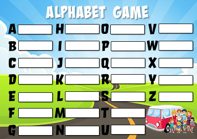 Free Printble Alphabet Game