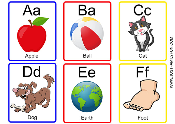 Free Printable English Alphabet Flashcards For Kids