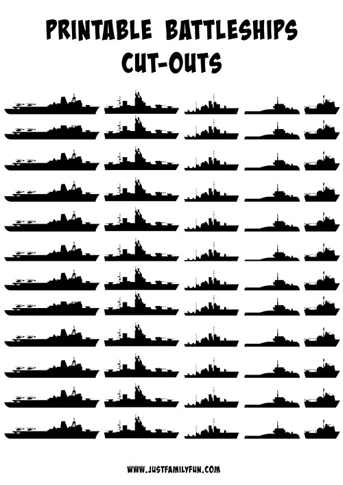 battleships board template