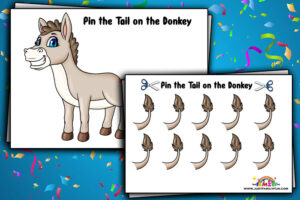 Pin The Tail On The Donkey Free Printable Template Just Family Fun Pin The Tail On The Donkey Free Printable Template Just Family Fun