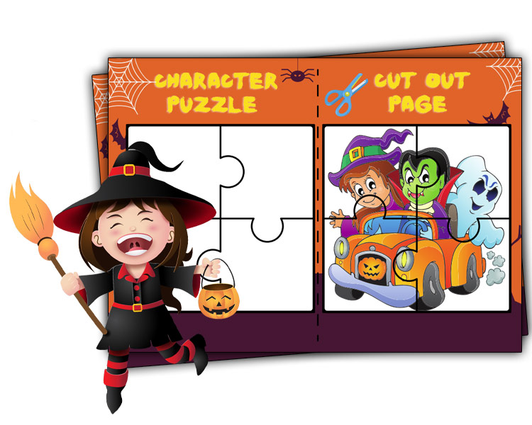 Printable Halloween Activities puzzle