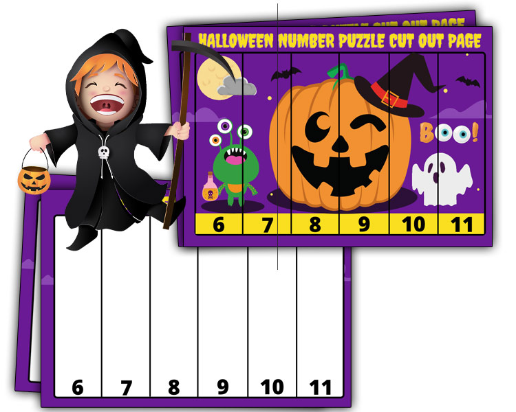 halloween puzzles kids