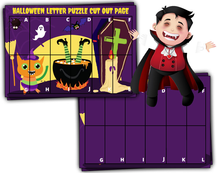 math the image puzzle halloween