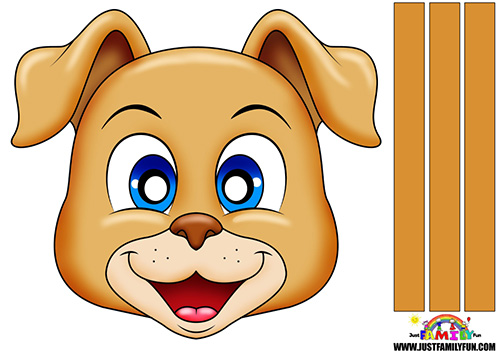 Printable Dog Face Mask Templates