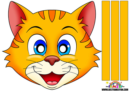 Printable Cat Face Mask Templates