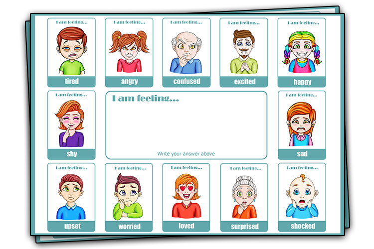 feelings chart for classroom