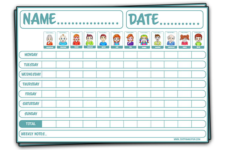 feelings chart for classroom