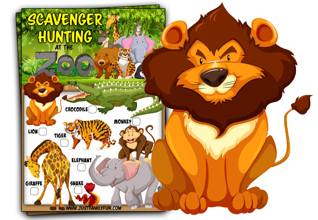 Zoo Scavenger Hunt