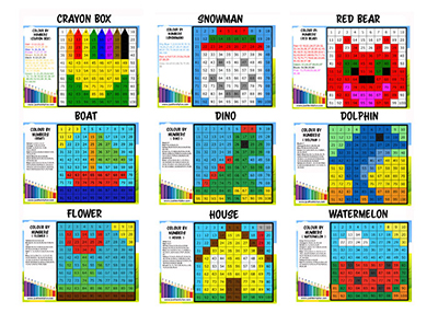 Colour by Numbers 100 Charts