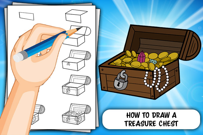 How to Draw a Treasure Chest