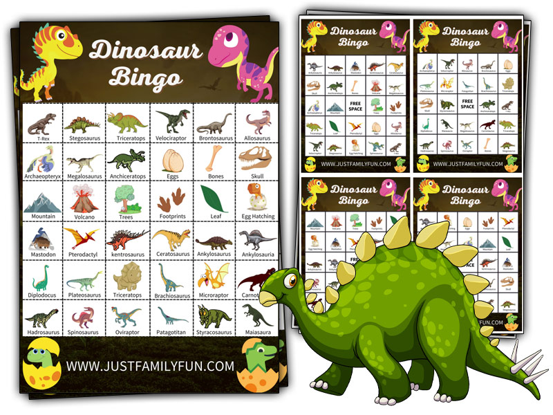 Dinosaur Bingo Printable