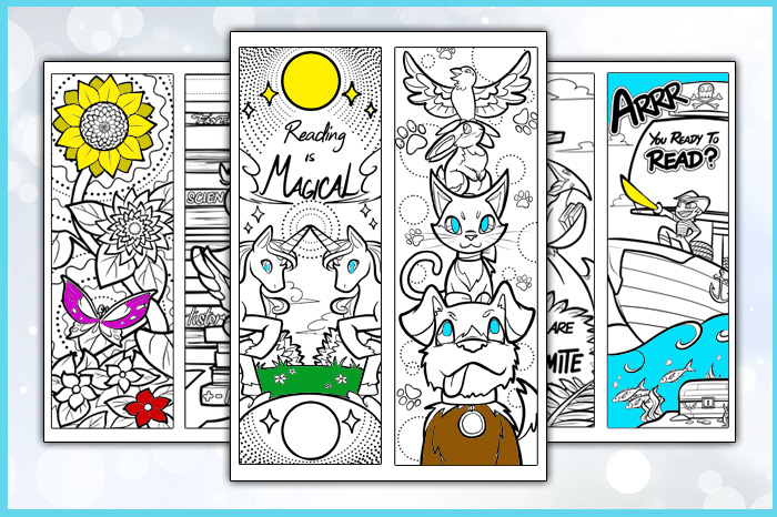8 Printable Bookmarks For Kids To Color