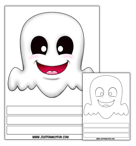 printable ghost mask