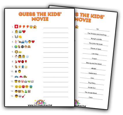 printable emoji quizzes with answers just family fun