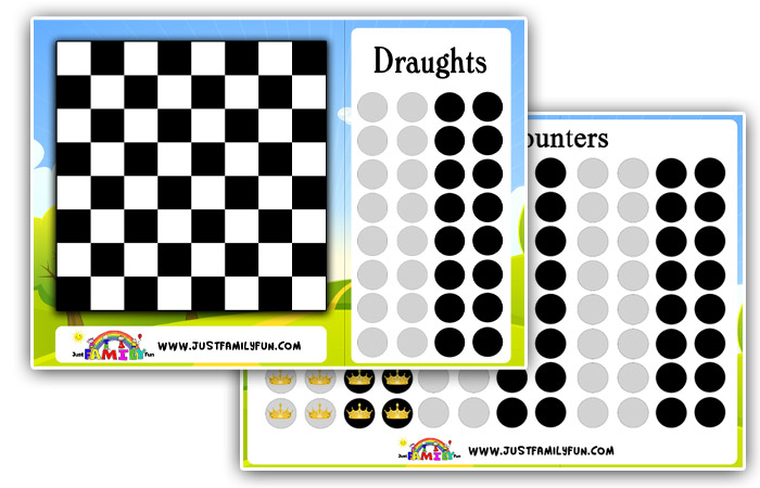 Russian Draughts Printable Board Game Free Printable - vrogue.co