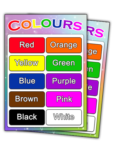 Colours Classroom Poster