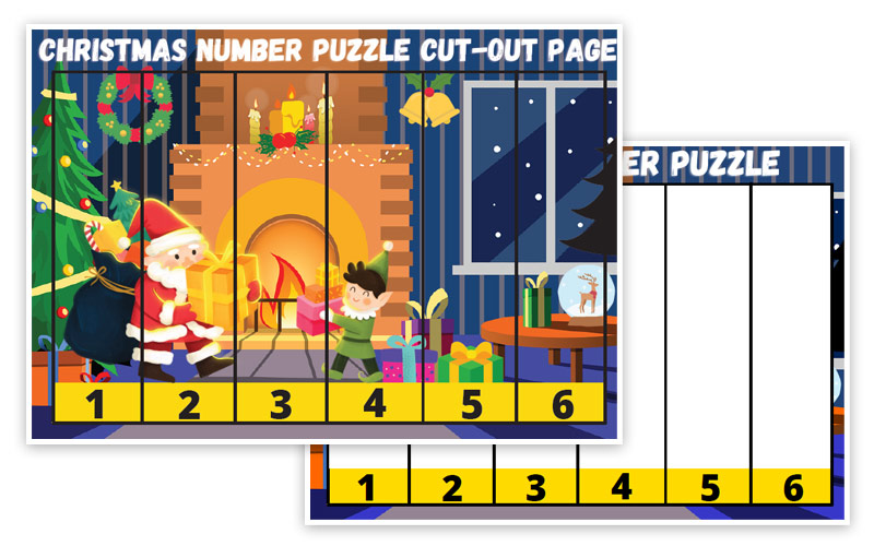 christmas worksheets puzzle