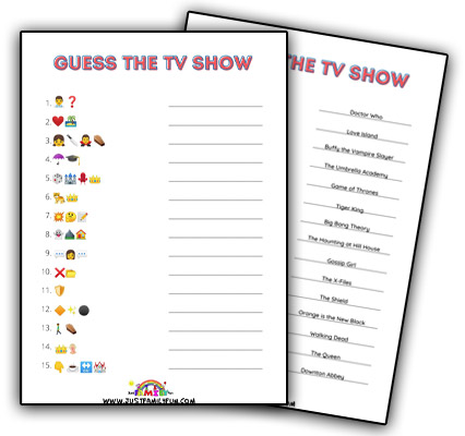 TV Show Emoji Quiz With Answers