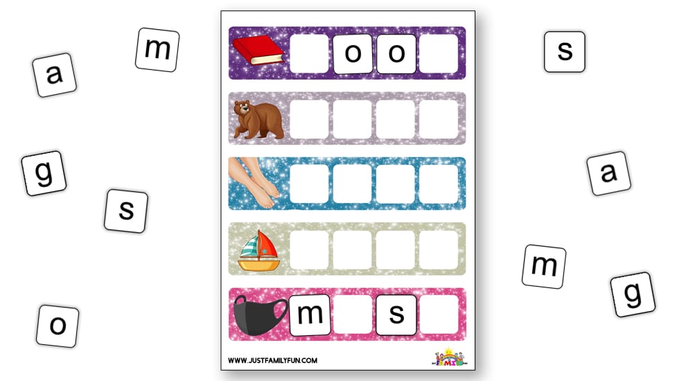 Printable Spelling Game