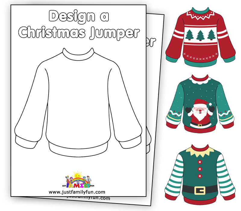 Christmas jumper best sale design template