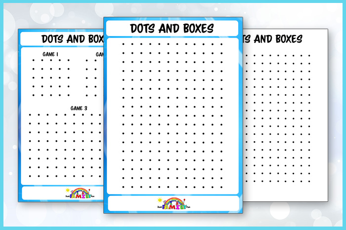 Dots And Boxes Printable Game