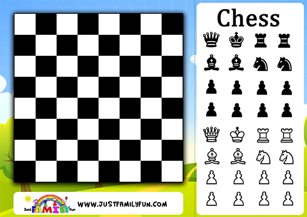 chess pieces printable