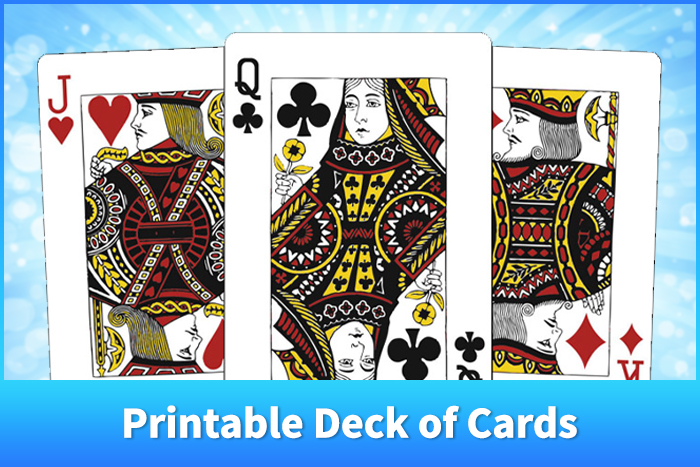 Printable Deck Of Cards