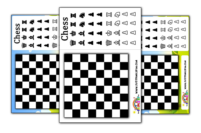 printable chess board