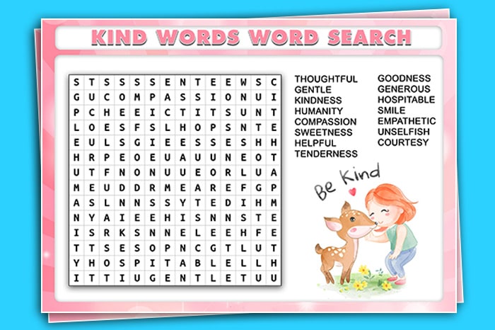 Kindness Word Search
