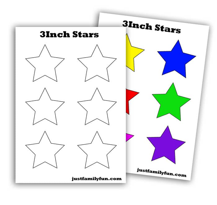 3Inch Star Templates