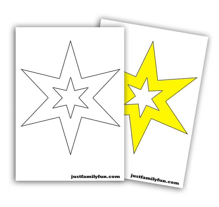star shape cutouts