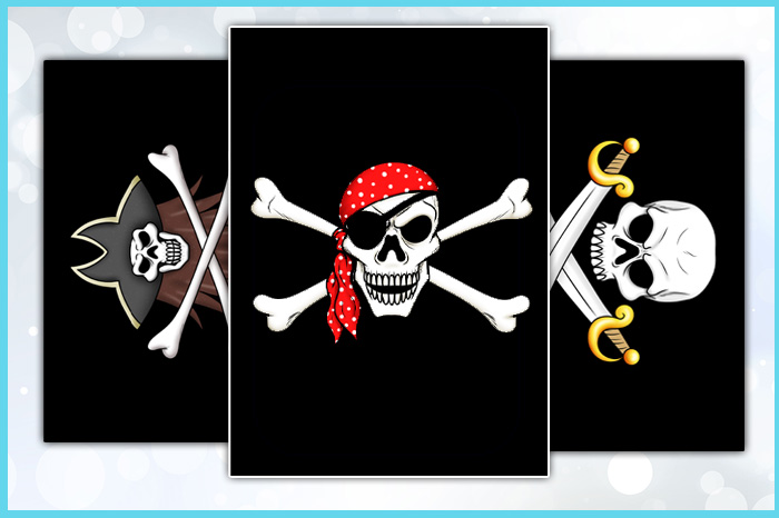 Printable Pirate Flag Template