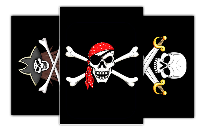 printable pirate flag template
