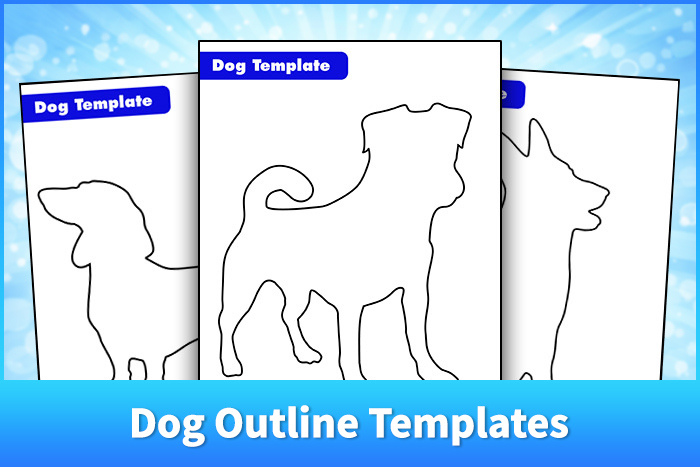 Dog Outline Templates