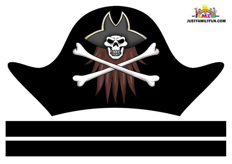 printable pirate hat