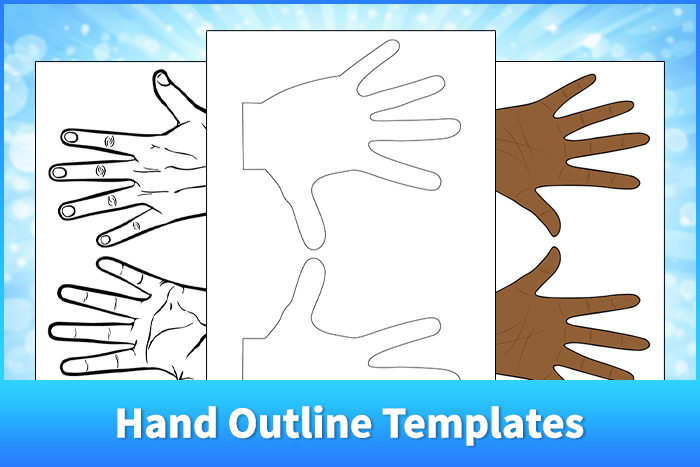 Printable Hand Outline