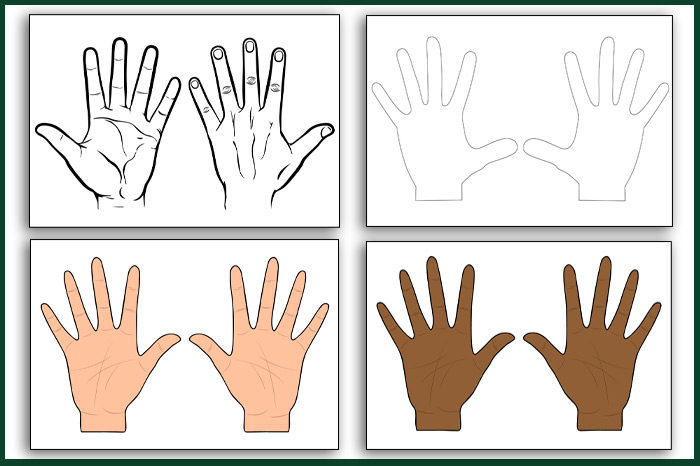 Printable Hand Outline