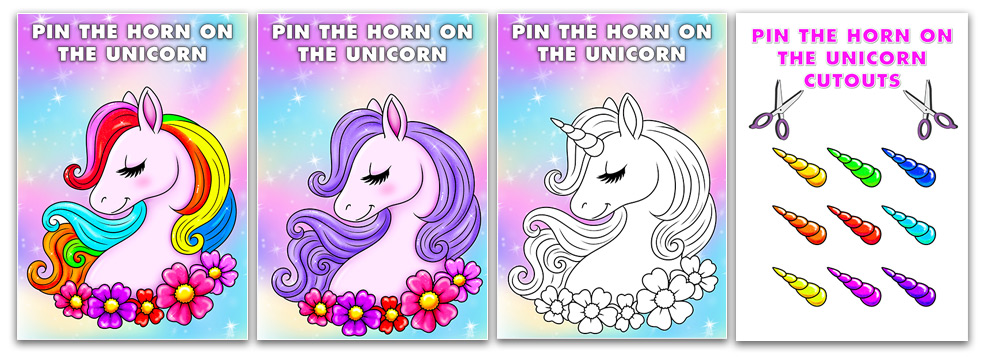Pin The Horn On The Unicorn